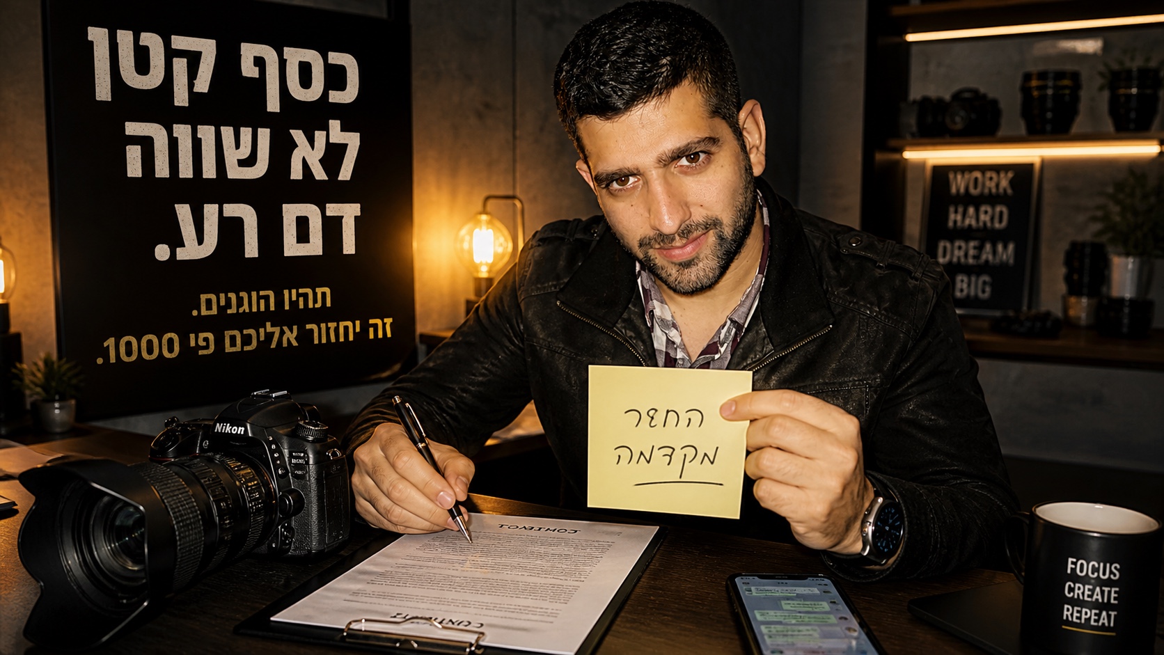 להחזיר מקדמה או לא? הסיפור הקטן שמלמד המון על עסק גדול